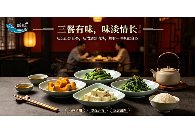 三餐有味，味淡情长！